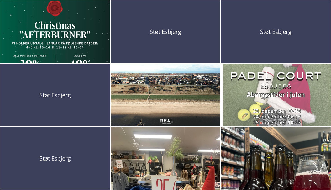 Nyt fra Breinholtgård Golf Klub, RealMæglerne Esbjerg, MENY HJERTING og 2 andre