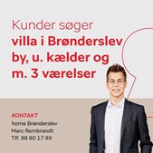 Home Brønderslev søger villa til køberklar kunde uden kælder