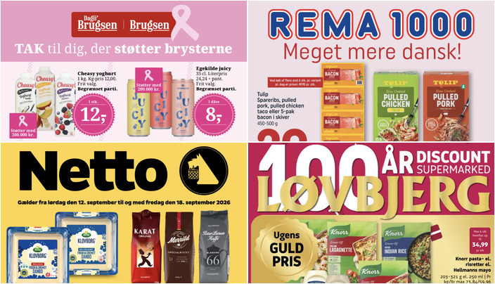 Tilbud på Kærgården smørbar til 12 kr. og Cheasy yoghurt til 12 kr. i Fredericias butikker