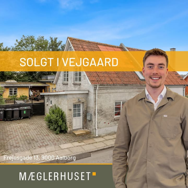 Mæglerhuset Aalborg har solgt huset på Frejasgade 13 i Vejgaard