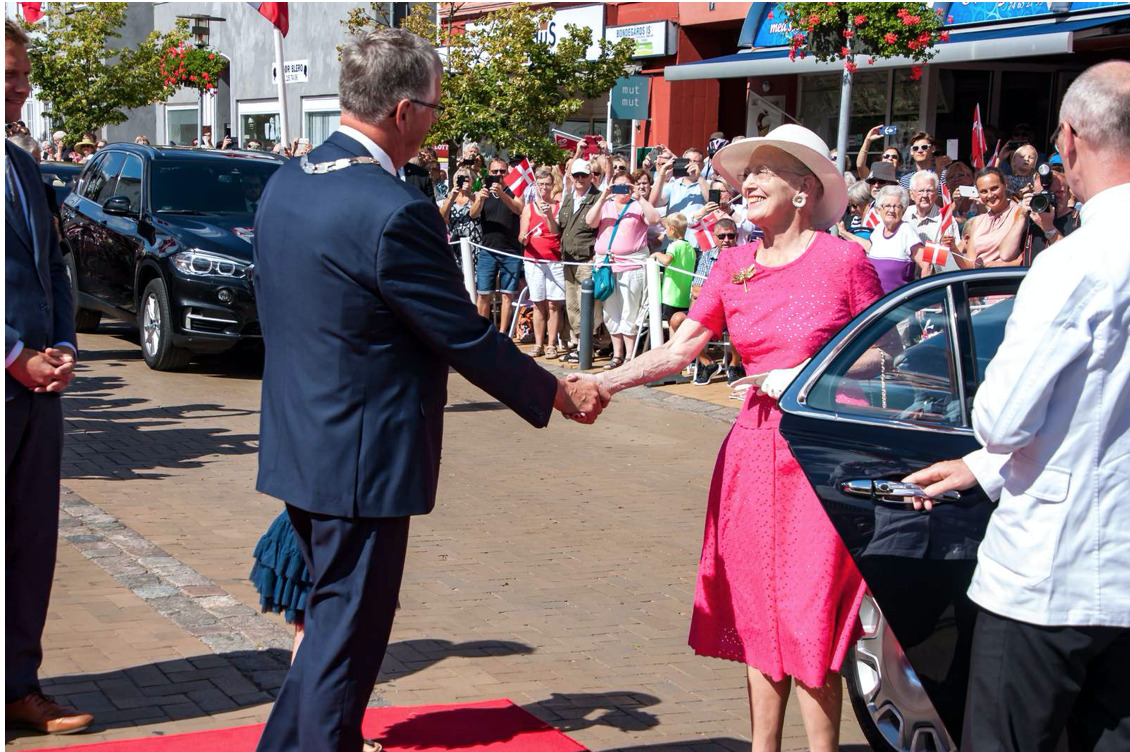 H.M. Dronningen modtages i Sønderborg og Gråsten den 23. juni