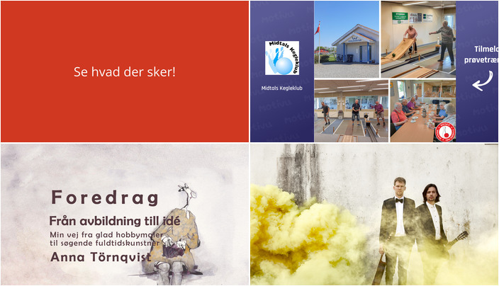 Ugeplan for Augustenborg: Keglespil, Kunstforedrag og Klassisk Guitar