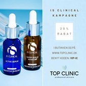 Top Clinic tilbyder 20% rabat på iS Clinical med særlig kode