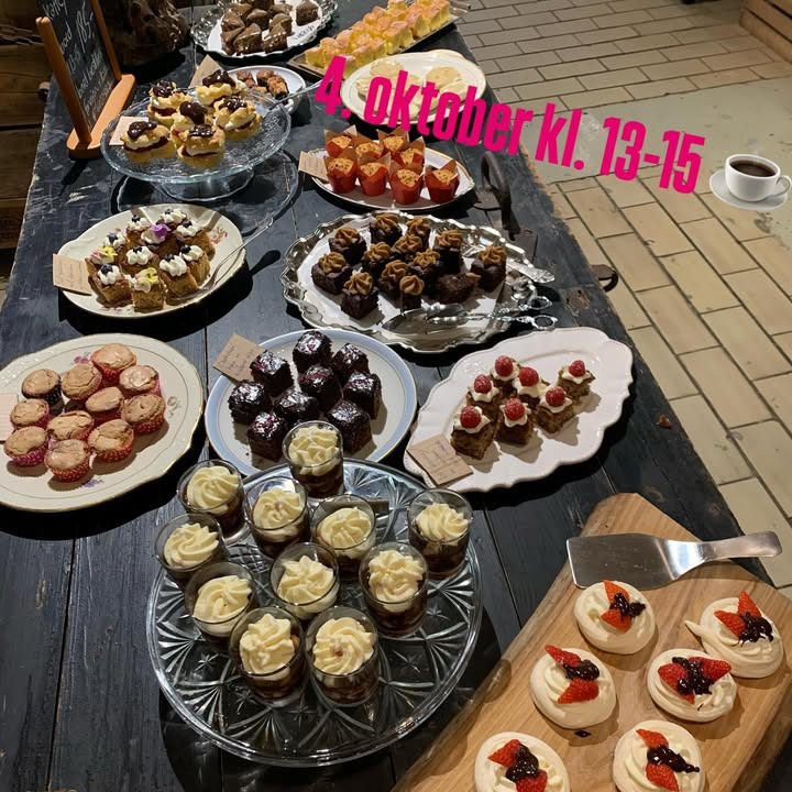 Fru Hansens Butik & Café inviterer til ta' selv tapas kagebord lørdag 4. oktober