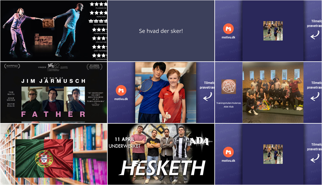 Valby byder på teater, film og sport denne weekend