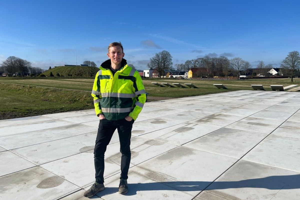 OKNygaards arbejde i Jelling ind på på opløbsstrækningen