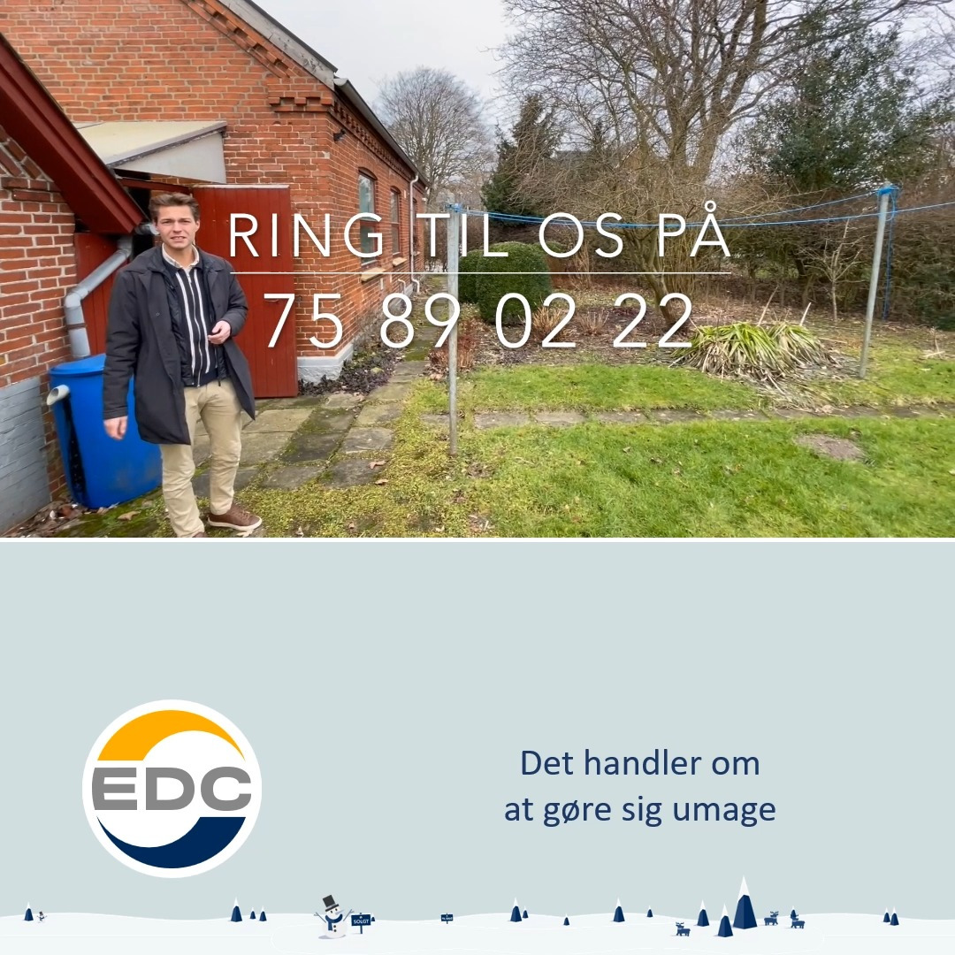 EDC Mæglerne Hedensted åbner julekalender med dagens bolig på Teglværksvej 2