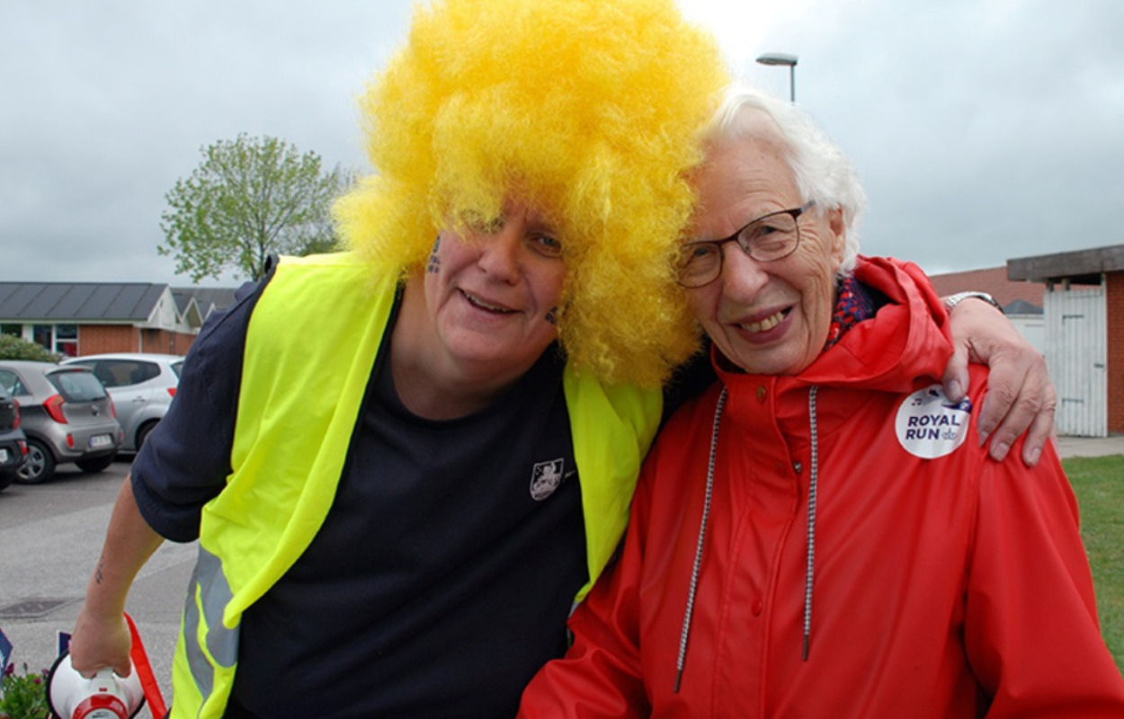 Lokale Royal Runs med rollator, kørestol og trehjulet