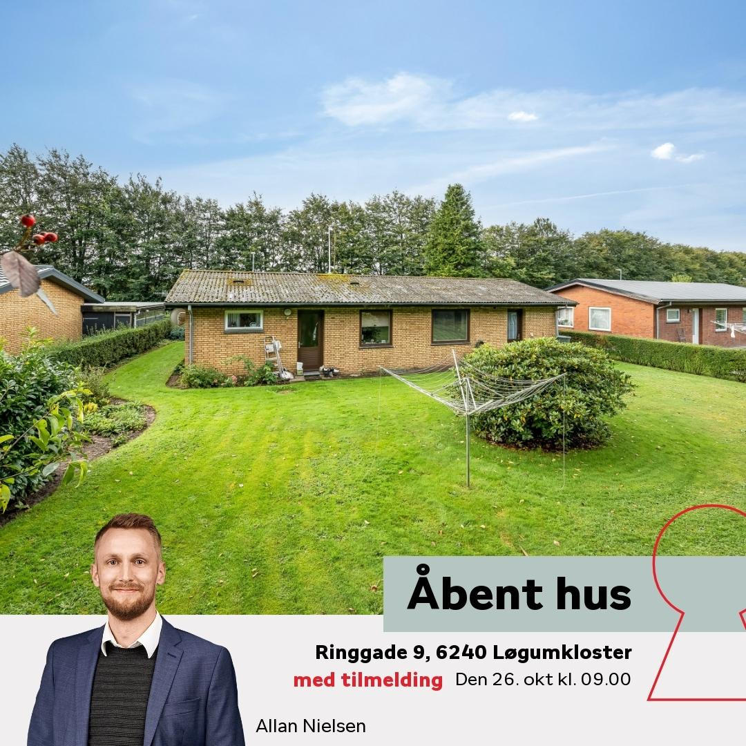 Home Tønder inviterer til åbent hus i Løgumkloster med rundvisning i skøn bolig