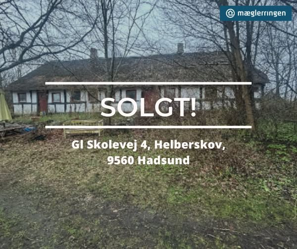 Gl Skolevej 4 i Helberskov solgt af Mæglerringen Hadsund