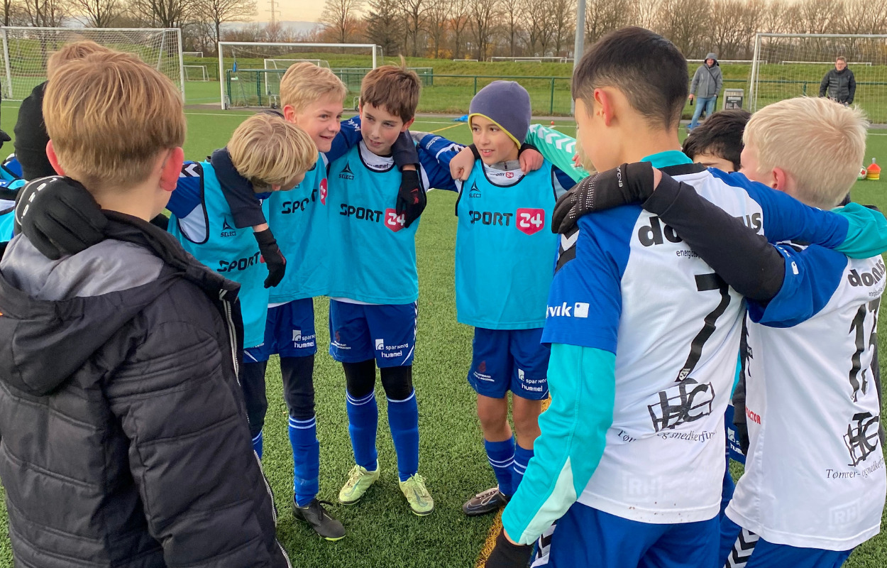 Herning KFUM U13-Drenge i modvind mod Kibæk IF