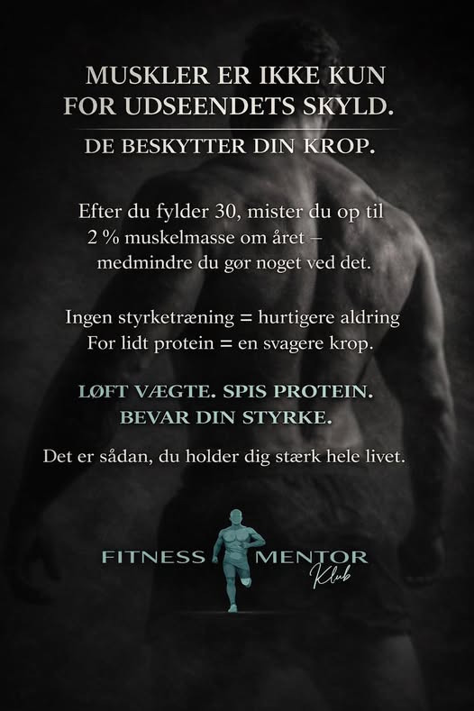 Fitnessmentor Klub opfordrer til styrketræning for livslang sundhed