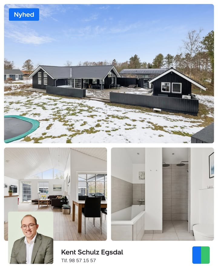 Nybolig Hadsund præsenterer moderne fritidshus i Helberskov