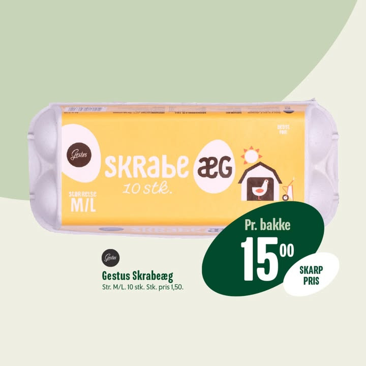 MIN KØBMAND, NIM minder dig om at få æggene med på indkøbslisten