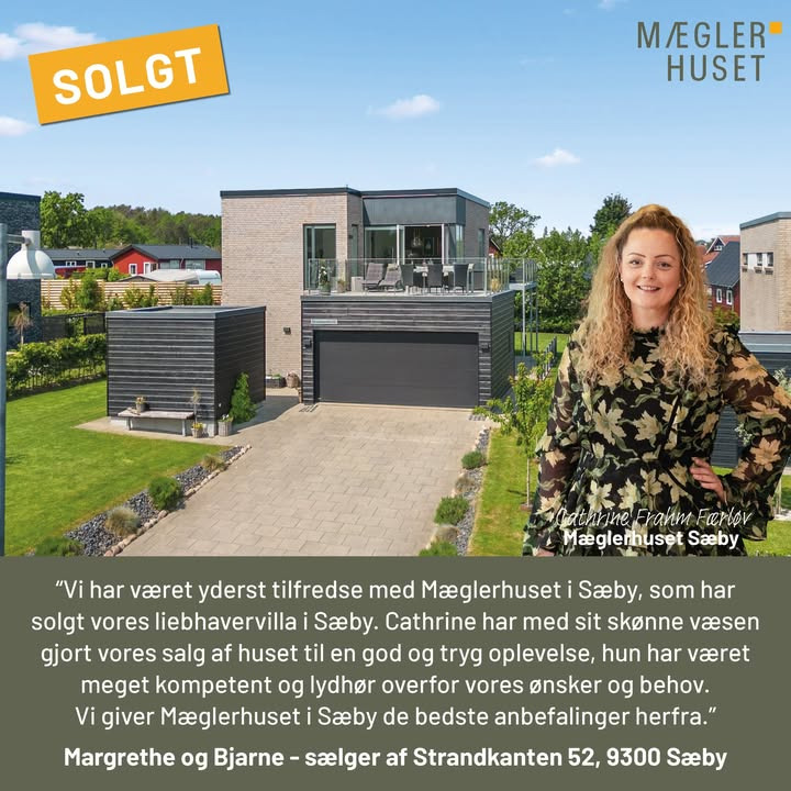 Mæglerhuset Sæby takker kunder for tillid og anbefalinger i 2025