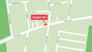 Trafikændringer på Viborgvej i Holstebro den 1. november 2024 på grund af vejarbejde