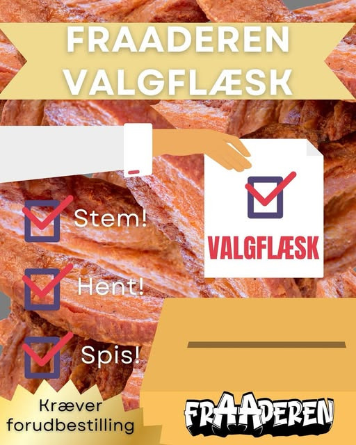 FrAAderen - Kastetvej opfordrer til valgflæsk efter stemmeafgivning