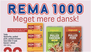 Økologiske Gram Slot kartofler til 8 kr. og Anthon Berg marcipanbrød til kun 5 kr.