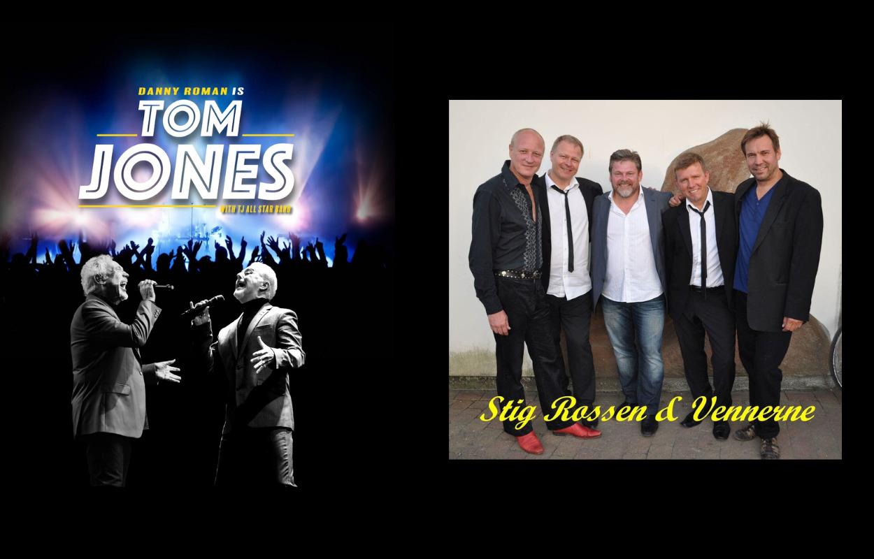 Stort hyldest-show til Tom Jones samt Stig og Bamses Venner på scenen i Lystanlægget den 26. juni