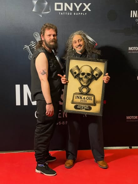 Tattoo Studio 96 hylder Alexy for sejr ved Ink & Oil Convention