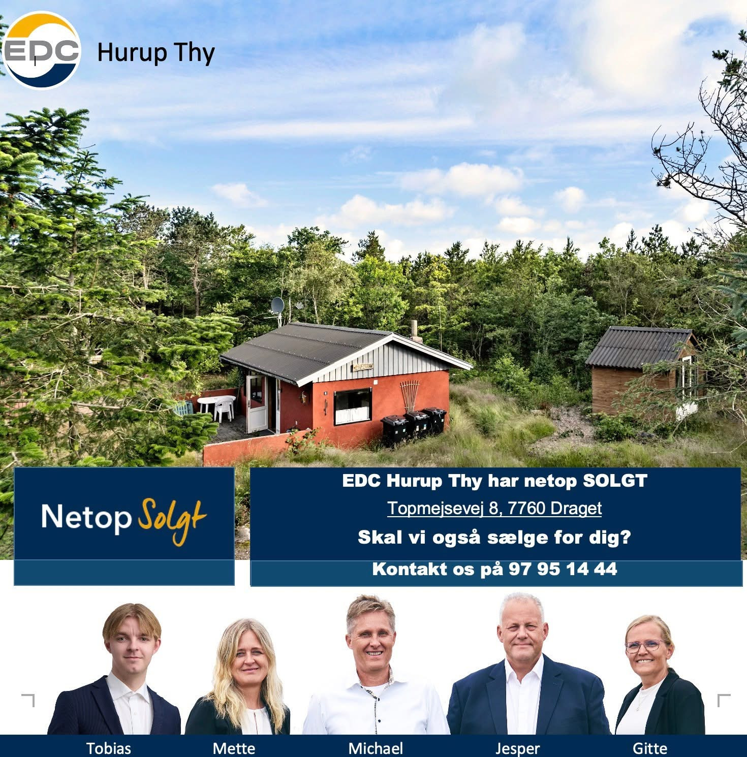 EDC Hurup Thy fejrer endnu en bolighandel og tilbyder gratis salgstjek