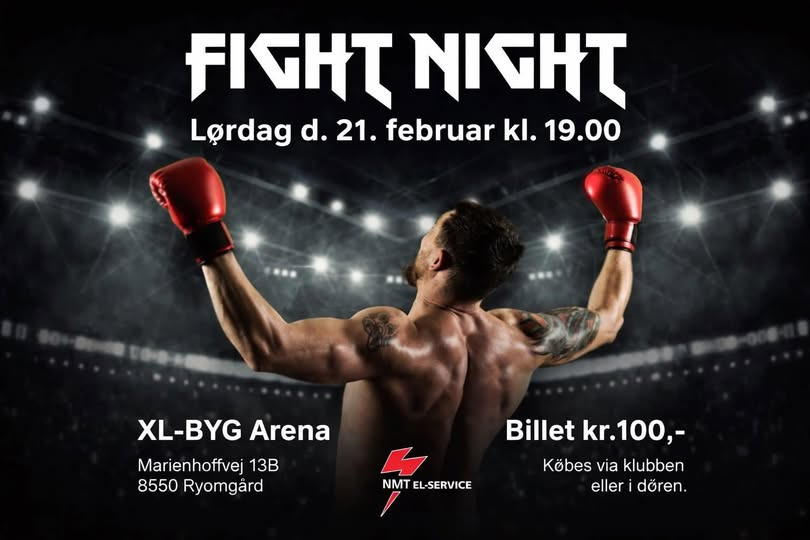 Jaataak Slagteren støtter det lokale boksestævne i Ryomgård