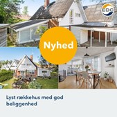 Charmerende rækkehus på Frederikshøjvej tilbyder lys, hygge og komfort i naturskønne omgivelser