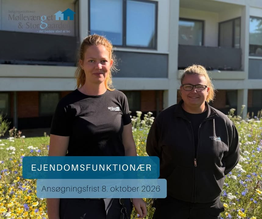 RandersBolig: Møllevænget & Storgaarden søger ejendomsfunktionær