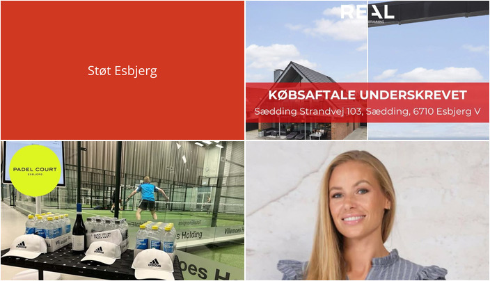 Nyt fra Padel Court Esbjerg, ROSENGREEN og RealMæglerne Esbjerg og Bramming