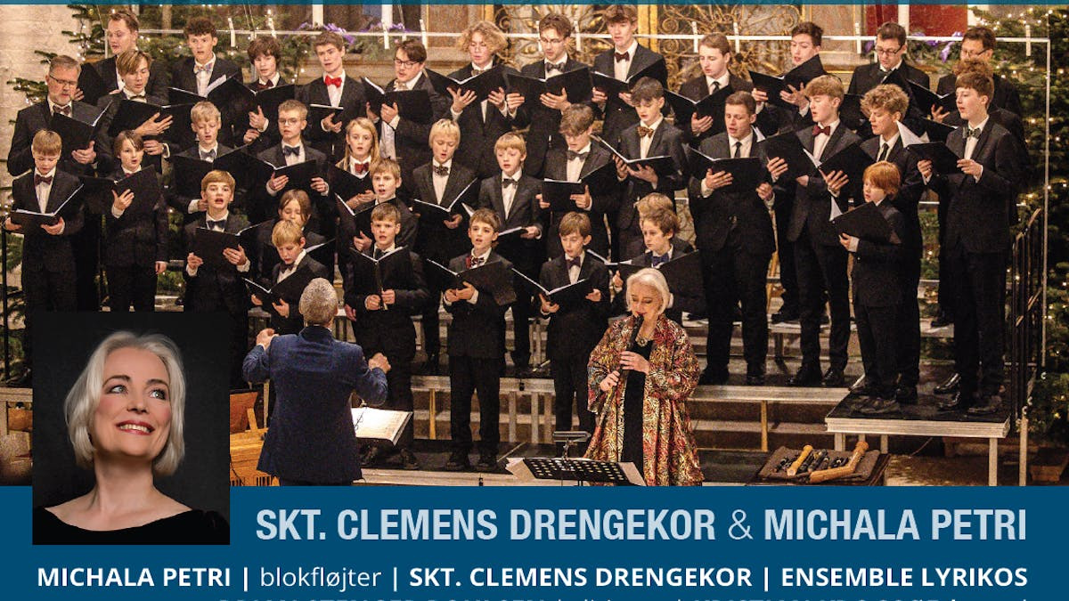 Michala Petri og Skt. Clemens Drengekor bringer julestemning til Aarhus Domkirke
