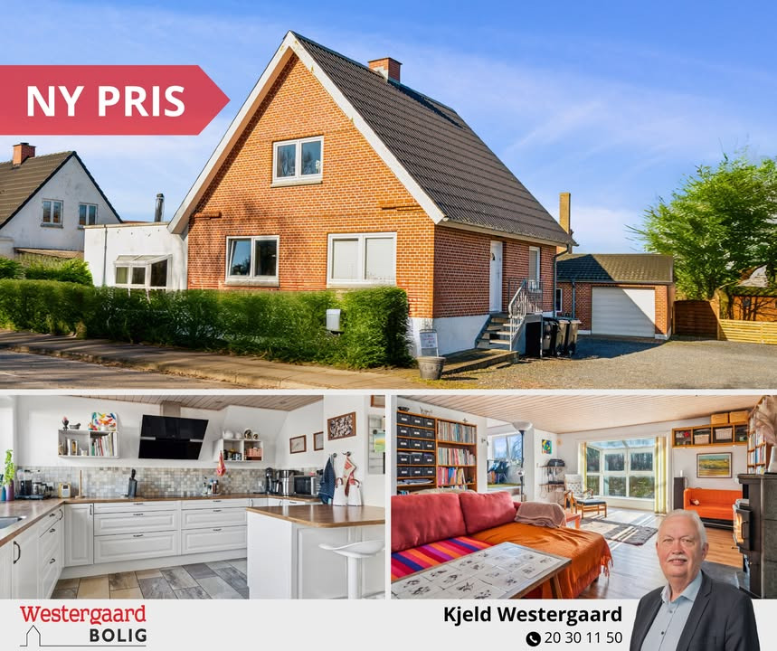 Westergaard Bolig præsenterer ny pris på renoveret villa i Stenum 