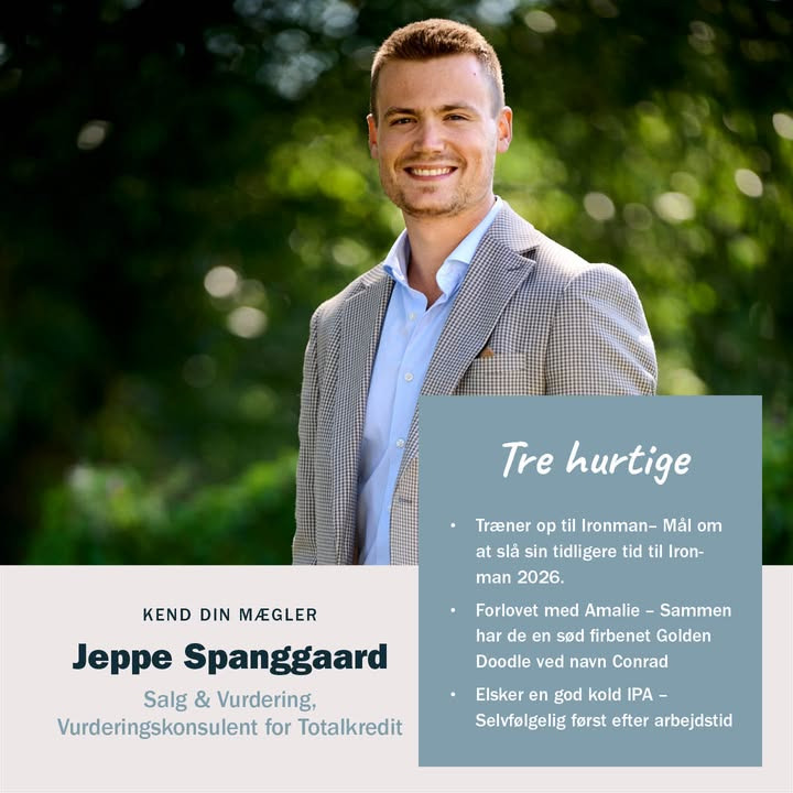 Nybolig Hadsund præsenterer Jeppe: Dedikation fra Ironman-træning til kundeservice