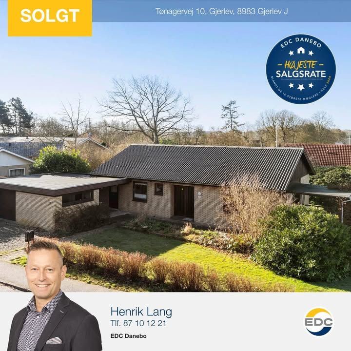 EDC Danebo sælger charmerende villa i Gjerlev