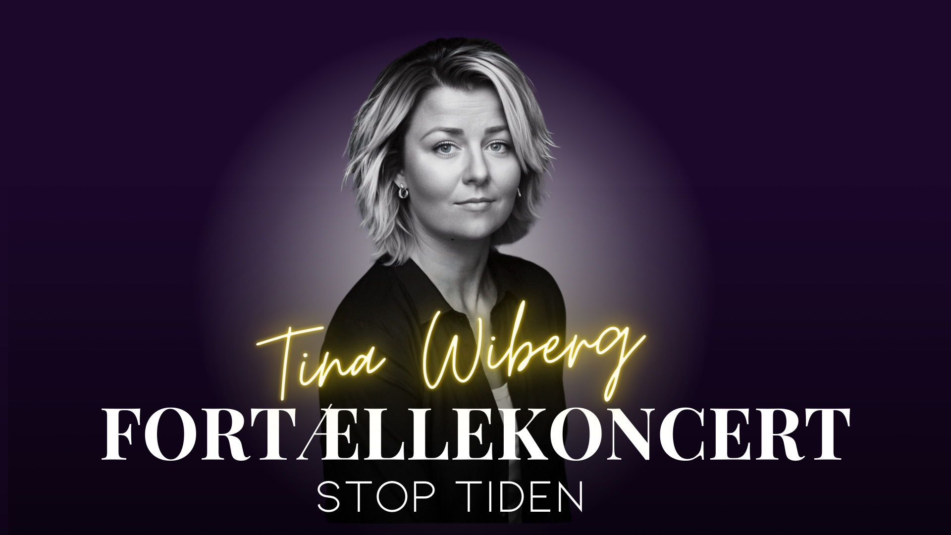 Oplev Tina Wibergs fortællekoncert "STOP TIDEN" på Koldinghus