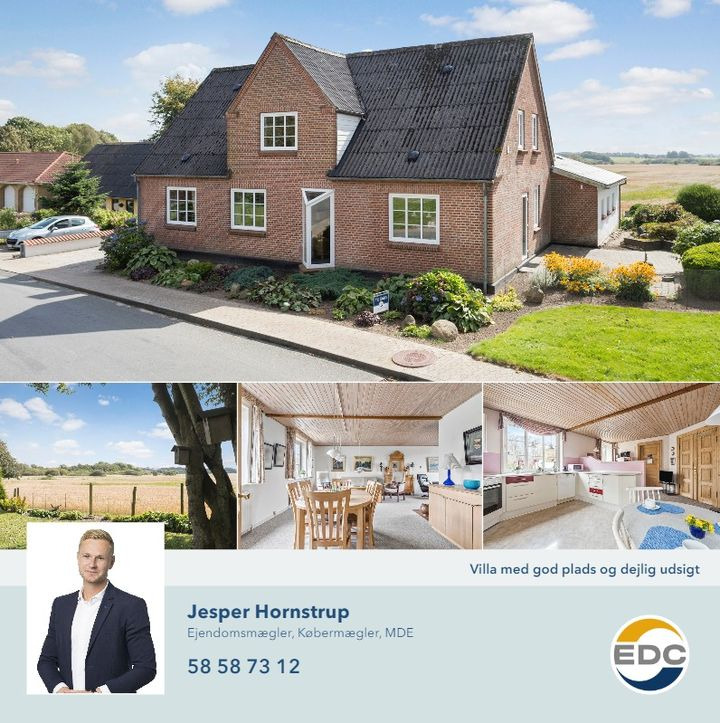 EDC Vejen tilbyder rummelig bolig med skøn udsigt i Føvling til kun 695.000 kr.