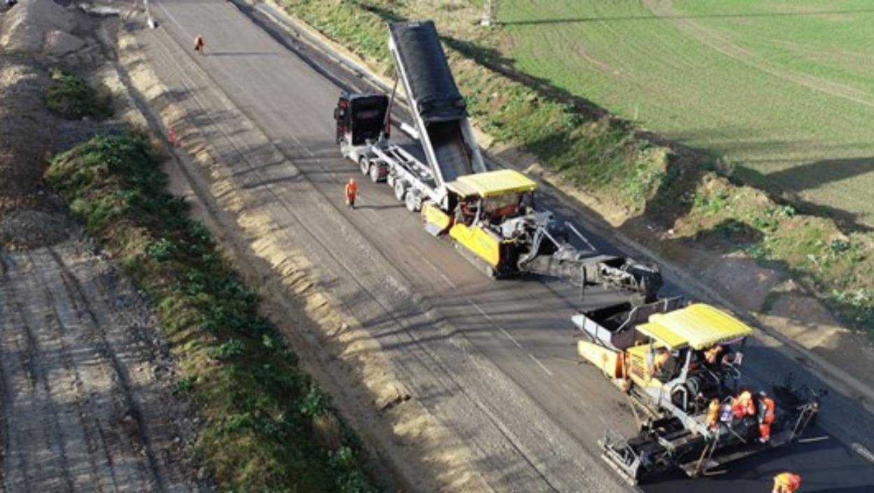 Invitation til ”åben byggeplads” på den nye vejstrækning