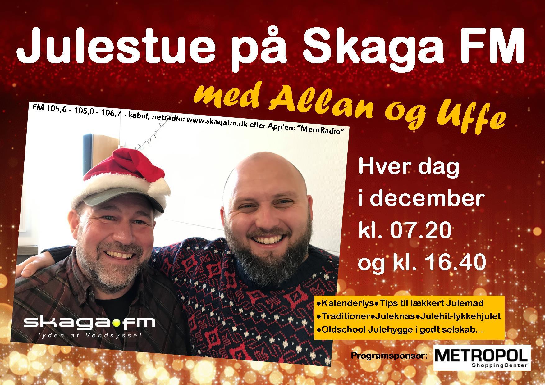 Allan og Uffe holder Julestue på Skaga FM