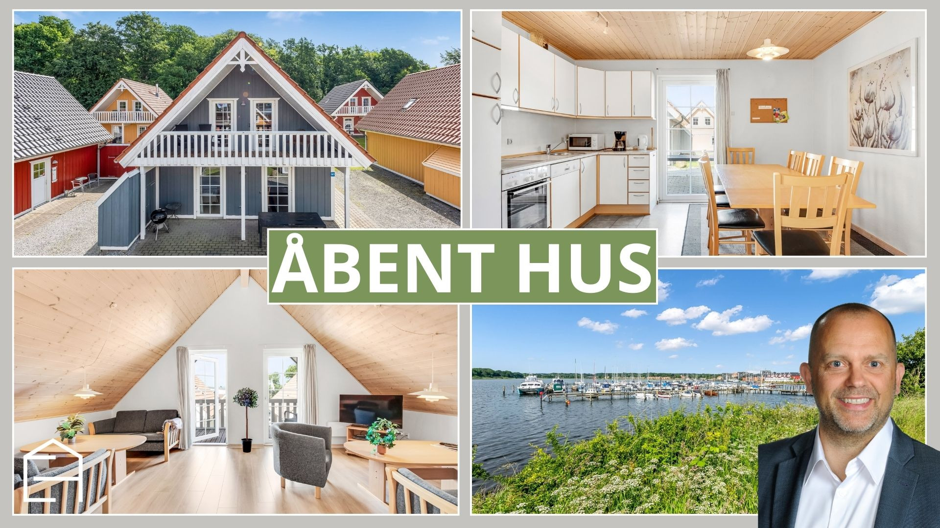 Ejenholm Bolig & Erhverv inviterer til åbent hus på Marina Fiskenæs Feriepark