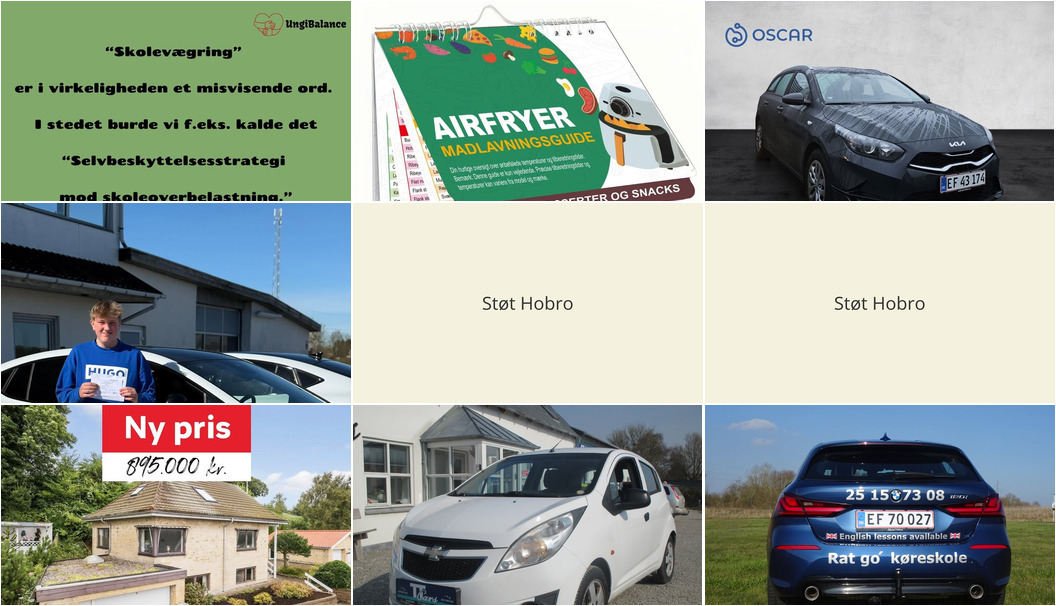 Nyt fra home Hobro, Frisdal Køreskole I/S, Oscar Biludlejning og 4 andre