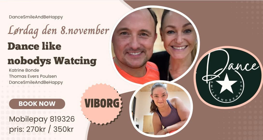 Dance like nobodys watching med Thomas Evers Poulsen og Katrine Bonde