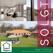 Byens Mæglere ApS sælger villa i Poulstrup og tilbyder gratis salgsvurdering