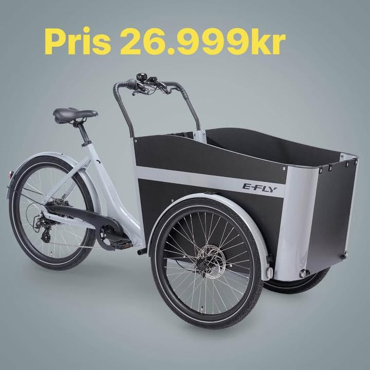 Møllers Cykel Shop inviterer til prøvetur på Cargo RD med Ananda baghjulsmotor