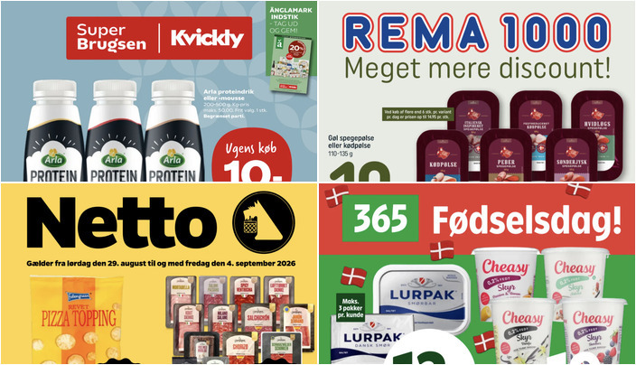 Ugens tilbud: Lurpak smør til 12 kr. og Arla proteindrikke til 10 kr.