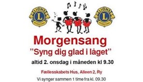 Morgensang og musikalsk underholdning i Fællesskabets Hus