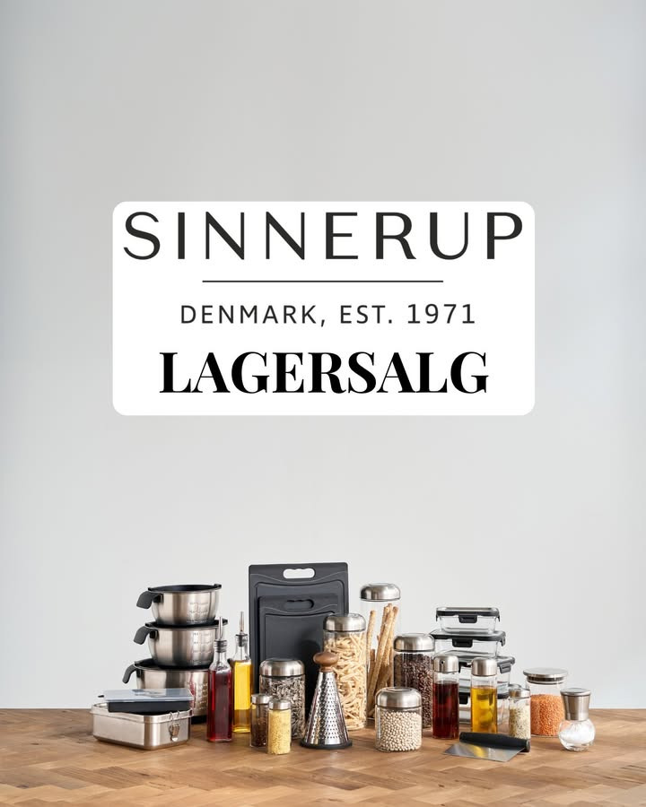 Sinnerup lagersalg i Silkeborg tilbyder store besparelser på design og interiør