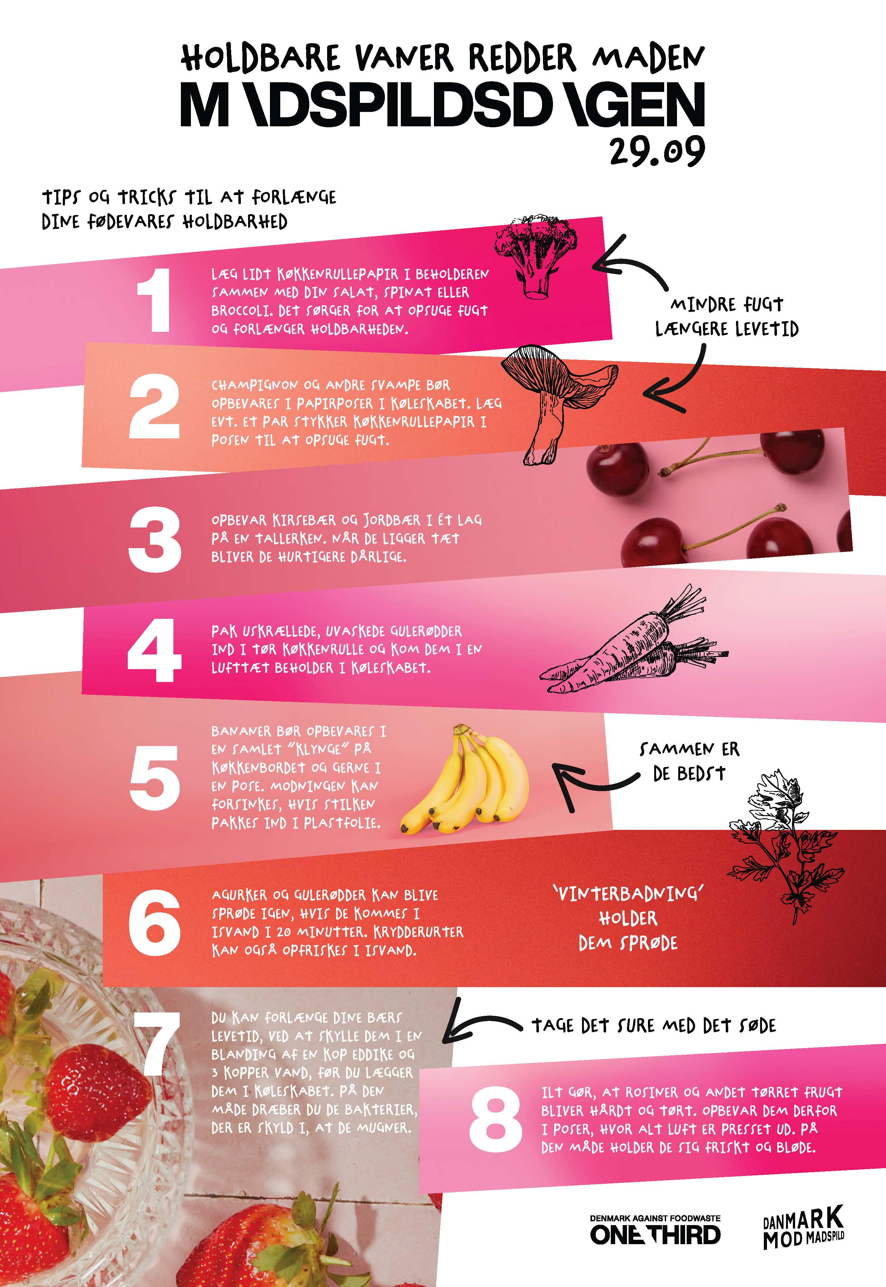 Sådan får du mere holdbare madvaner. 8 gode råd