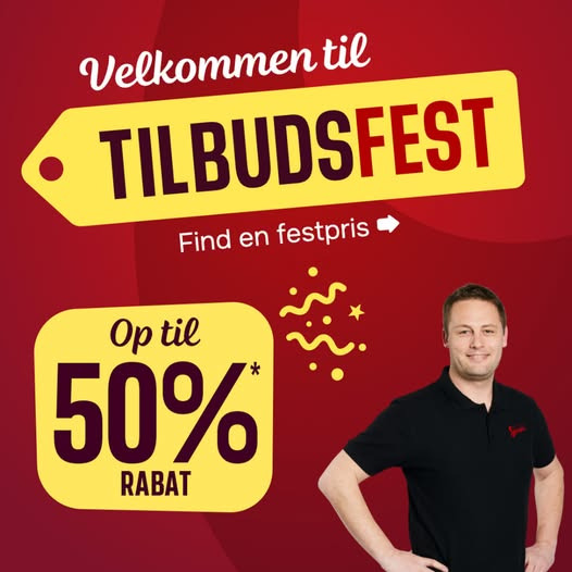 Skousen Kolding holder tilbudsfest med op til 50% rabat