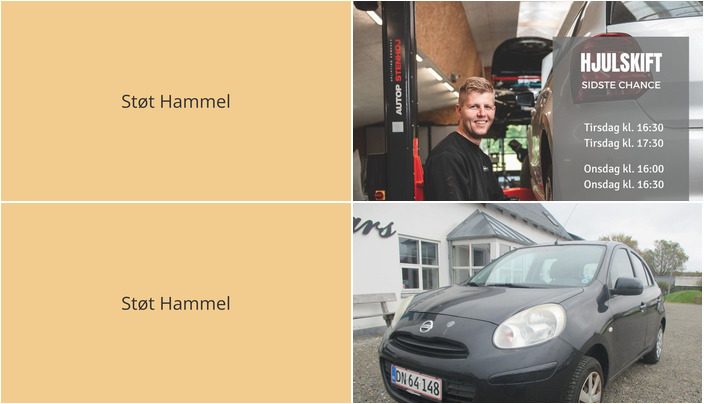 Nyt fra CENTER KIOSKEN , TT CARS ApS og Autotekniker v/Kim Skytthe