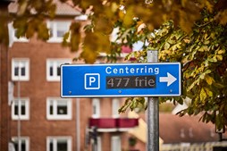 Gratis parkering i tre timer tæt på midtbyen