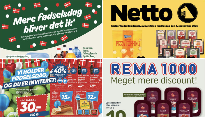 Stort udvalg af gode tilbud: Stryhns postej til 12 kr. og Dr. Oetker pizza til kun 20 kr.